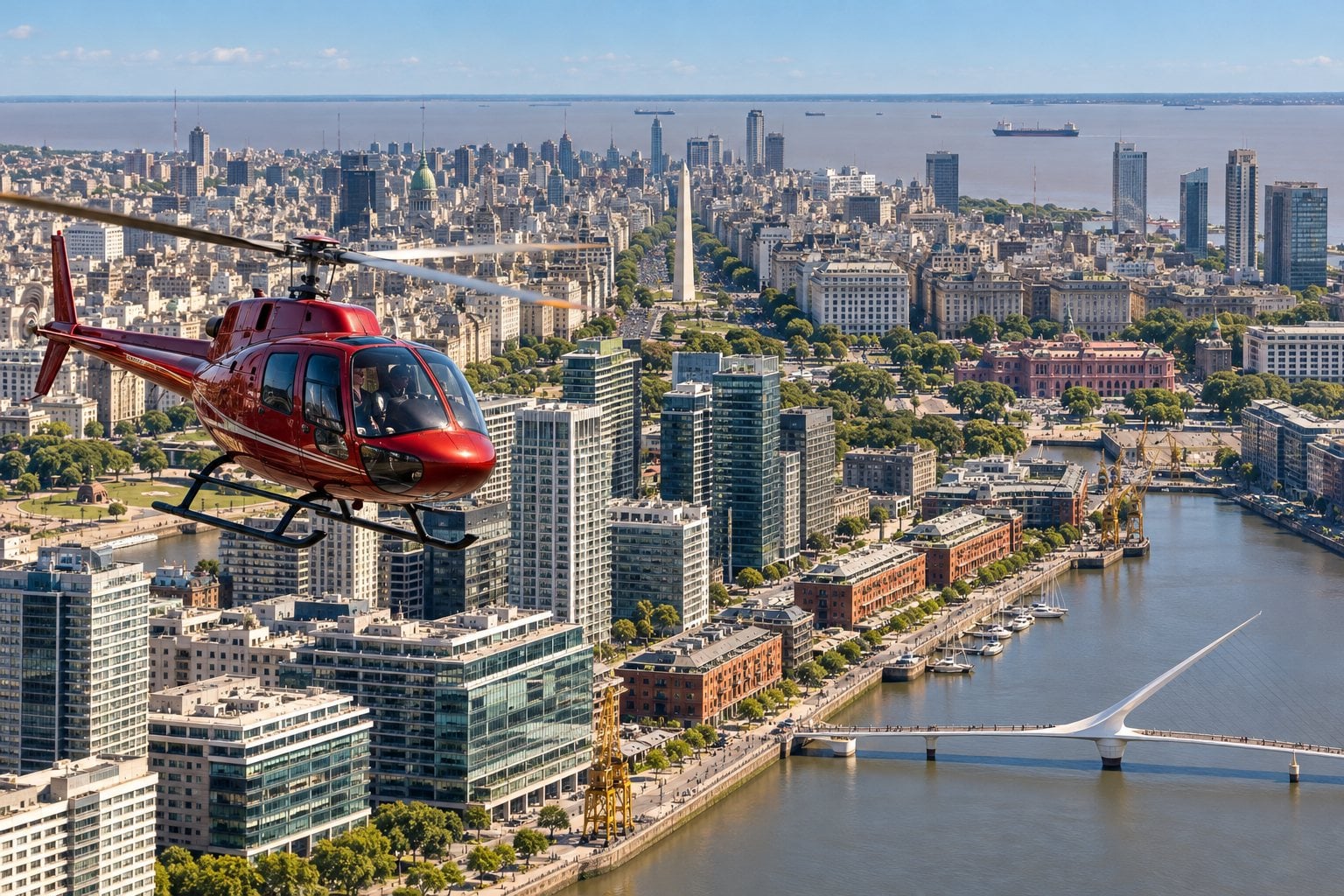 Buenos Aires in the Clouds — Flights & 360º Helitours